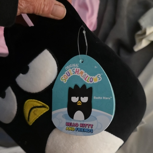 Squishmallows Black and White Bird Plush - Picture 4 of 4